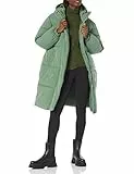 Amazon Essentials Chaqueta Acolchada Larga y de Talla Grande con Capucha (Disponible en Talla Grande) Mujer, Verde Salvia, L