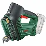 Bosch Home and Garden Bomba de Aire/compresor Aire Bosch, Universal 18 V (sin batería, Sistema V, para neumáticos automóviles, Motocicletas y Bicicletas, 150 PSI, 10,3 Bar, Embalaje cartón)