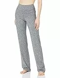 C9 Champion Pantalón de Yoga para Mujer, Ajuste curvilíneo, ébano, Longitud Regular, XS, Jaspeado ébano - Largo, M Largo