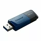 Kingston DataTraveler Exodia M Memoria flash (2 Piezas) USB 3.2 Gen 1 DTXM/64GB-2P- with Moving Cap (Negro + Azul)