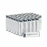 Amazon Basics - Paquete de 40 pilas industriales alcalinas AA, 1,5 voltios, vida útil de 5 años