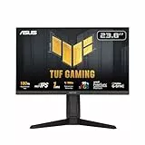 ASUS TUF Gaming VG249QL3A - Monitor Gaming de 24', Full HD, 180 Hz, Fast IPS, ELMB, 1 ms, FreeSync, Compatible con G-Sync, Variable Overdrive, 99% sRGB, Altura Regulable