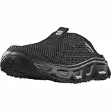 Salomon Reelax Slide 6.0 Zuecos Confort Mujer con Suela Goma EVA Amortiguada para Más Comodidad, Transpirable para Pies Cansados, Black, 39 1/3