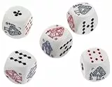 Piatnik - Juego de Dados, 16 mm (2970) (Importado de Alemania)
