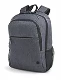 HP Prelude Pro Recycled Mochila para portátil 15.6 pulgadas (Poliéster Reciclado, Bolsillos Internos Abiertos, Resistente al Agua, Cremallera), Gris