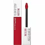 Maybelline New York, Superstay Matte Ink, Pintalabios Líquido Mate de larga duración, Color altamente pigmentado, Tono 325 Shot Caller, 30 g