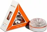Help Flash - Luz de Emergencia Autónoma - Señal V16 de Preseñalización de Peligro, Homologada DGT.