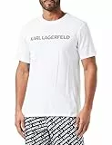 KARL LAGERFELD Hombre Conjunto de pijama estampado Blanco XS