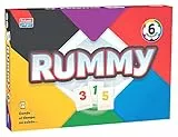 falomir - Juego Rummy 6 | Estrategia y Habilidad en el Combinación de Números y Colores | de 2 a 6 Jugadores (Edad 7+)