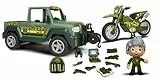 PINYPON ACTION - Pack 2 Vehículos de Las Fuerzas Especiales, Set de Moto y Pickup, Incluye 1 Figura y Accesorios de Las Fuerzas Especiales, para niños y niñas Desde 4 años, Famosa (PNC45000)