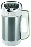 Moulinex Easy Soup - Batidora eléctrica con 5 programas automáticos, doble pared, capacidad 1,2 L, batidora sopa aterciopelada para mantenimiento en caliente, dispositivo de sopa
