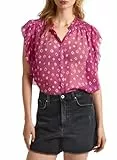 Pepe Jeans Marley Shirt Mujer, Rosa (English Rose Pink), L