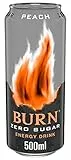 Burn Energy Peach Zero Azúcar, Bebida Energética - Lata 500ml