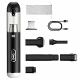 Aspiradora para Coche Potente 20000PA - Aspirador de Mano Inalámbrico Recargable con Pantalla LED, 45 Min Autonomía y Carga Rápida 2.5H, Ideal Automóvil y Hogar