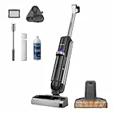 Eureka RapidWash NEW630 Aspiradora Fregadora Sin Cable en Seco y Húmedo,Posición Plana de 170°,Secado por Aire Caliente a 60°C,21600 Pa,38 Min,Autolimpieza y Función Antienredos,Depósito Doble,LED