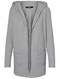 VERO MODA Knitted Cardigan VMDOFFY Knit Cardigan Light Grey Melange M Light Grey Melange M