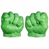 Marvel Hasbro Avengers, Súper Puños Gamma de Hulk, Guantes de Superhéroes, Color Verde, Espuma Blanda y Ligera, Material Seguro, Cosplay, Juegos de rol, Niños y Niñas Pequeños