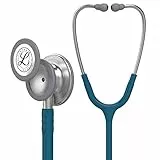 Littmann Classic III - Fonendoscopio, membrana de pieza única fácil de aplicar y de limpiar, color azul caribe