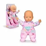 Nenuco Tiritas, Cuerpo Blandito de 25 cm, Muñeco con Sonidos de Bebé, Dice Papá y Mamá, Llora y se Ríe, Tiritas de Quita y Pon, Juguete para Niños Desde 10 Meses, Famosa (NFNB0000)