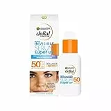 Garnier Delial Super UV Invisible Serum de Uso Diario [Ceramide Protect]. Muy Alta Protección FPS 50+. Sensación ligera. Protección instantánea de la barrera de la piel. Sin perfume. 30 ml