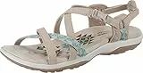 Skechers REGGAE SLIM VACAY, Sandalias para Mujer, Taupe Duraleather/ Webbing, 38 EU