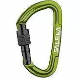 SALEWA 00-0000001724 Mosquetón con Rosca, Color Fluo Green, Talla única