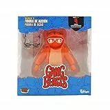 Bizak Gang Beasts, Figura de acción articulada de 12 cm, Pack de 1 Color Rojo, Figuras coleccionables del Juego multijugador de Combate (64116000), 64116000-1