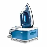 Braun CareStyle Compact Pro Plancha Generadora de Vapor, FreeGlide 3D, Modo iCareMode, Modo Eco y Turbo, Vaporización Vertival, Antigoteo, Depósito de Agua 1,5L, 6 bar/400g/min, 2400W, IS2565 Azul