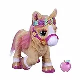 FurReal Friends, Canela, Mi Poni con Estilo, Mascota electrónica de 35 cm, Más de 80 Sonidos y reacciones, 26 Accesorios, A Partir de 4 años