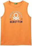United Colors of Benetton Canotta 3i1xch01w Camiseta, Naranja, 160 cm para Niños