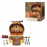 Polly Pocket estuche de Harry Potter para coleccionistas con conjunto de juego y muñecos, HRD56