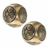 DEARMAMY 2 piezas Bolas Chinas de Mano Latón Sólido con Dispositivo Ergonómico para Fortalecer Manos y Mejorar Circulación de Unidades para y Ejercicio Casa