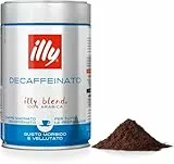 Illycaffè Illy Descafeinado - Café Molido del Tueste, 1 Lata de 250 G