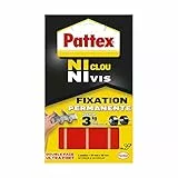 Pattex Ni Clou Ni Vis, Cinta adhesiva de doble cara ,ultrafuertes, pack de 10 pastillas, 20 mm x 40 mm