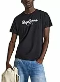 PEPE JEANS Camiseta Eggo Negro Para Hombre S