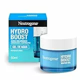 Neutrogena Hydro Boost Gel de agua (50 ml), gel hidratante facial con ácido hialurónico y aminoácidos, 72 horas de hidratación, fórmula no grasa, para piel normal o mixta