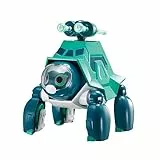 Petronix Defenders EU820230 - Transforming MAX Mode Pet Shell-E, Figura de Juego Infantil de Aprox. 12 cm de Altura, Tortuga Robot transformable con Cohetes de Agua disparables