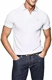 Hackett London Slim Fit Logo, Camisa Polo para Hombre, Blanco (Optic White), XL