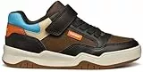 Geox J Perth Boy, Zapatillas, Marrón Lt Blue, 35 EU