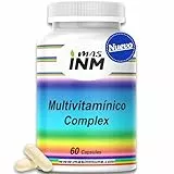 Multivitamínico Complex 60 Cápsulas – 12 Vitaminas y 10 Minerales con Alta Dosis de Vitamina C, B12 y Zinc – Energía y Sistema Inmune – Vitaminas para el cansancio - Para Hombre y Mujer – Masinmune