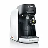 Bosch - Cafetera Tassimo Finesse Friendly,1400W, IntensityBoost, INTELLIBREW™, Blanco, TAS164E