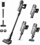 Rowenta XPert 6.60 - Aspiradora escoba versátil sin cable, con 3 funciones en 1 multiespacios, batería de litio, 2 velocidades, gatillo Boost, ligero y portatil, Gris oscuro RH6836