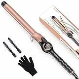 BESTOPE PRO 25 mm Rizador pelo Ondas, Rizador pelo para Rizos Grandes,Multi-Temperatura Seleccionable,Rizador Pelo Ondas de Extensión,Rizador Pelo de Calentamiento Rápido,Rizador con Gran Pantalla LCD