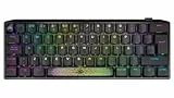 Corsair K70 PRO MINI WIRELESS RGB 60% Teclado Mecánico para Juegos - Interruptores CHERRY MX RED Intercambiables - PBT Double-Shot - Compatible con iCUE - PC, Mac, PS5, PS4, Xbox - QWERTY ES - Negro