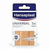 Hansaplast Universal Tira para cortar 10 x 6 cm, Apósitos impermeables transpirables, Fuerte adhesión, Gasa absorbente antiadherente, Apósitos para heridas multiusos