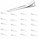 Lxtness 20PCS Pinzas pelo Peluqueria de Duckbill, 5.5CM Profesional Metal Clip de Pelo, Pinzas Para el Pelode Estilismo de Salón, Hair Clips para Peinado pelo Mujere Niña