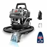 BISSELL SpotClean HydroSteam, Aspiradora de Agua Tapicería, Lava Aspiradora con Tecnología HydroSteam, Modo de Vaporeta, Limpiador para Alfombras, Tapicería, Sofá & Auto, Motor Potente de 1000W, 3689N