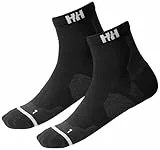 Helly-Hansen Unisex Trail Sock 2Pk, Negro, 39-41