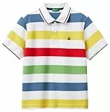 United Colors of Benetton Maglia Polo M/M 39qac301t Camisa, Multicolor, 130 cm para Niños
