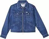 Wrangler Barbie denim Mujer Chaqueta Tejana Azul S 100% algodón